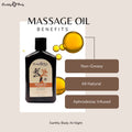 EB Aphrodisiac Massage Oil GRAPEFRUIT SANDALWOOD - 60 ml - Grapefruit Sandalwood Scented Massage Oil - 60 ml Bottle