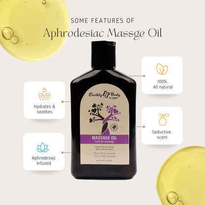 EB Aphrodisiac Massage Oil YLANG YLANG LAVENDER - 60 ml - Ylang Ylang