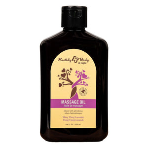 EB Aphrodisiac Massage Oil YLANG YLANG LAVENDER - 250 ml - Ylang Ylang & Sandalwood Scented Massage Oil - 250 ml Bottle