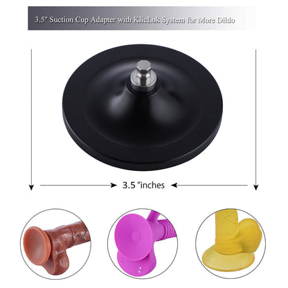 Hismith 3.5 Inch Suction Cup Dildo Adapter - Universal Dildo