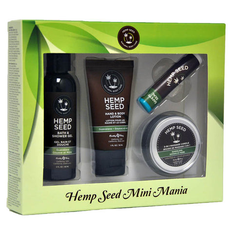 Hemp Seed Mini Mania - Guavalava (Guava & Blackberry) Scented Lotion Kit - 4 Piece Set - Image 1
