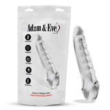 Adam & Eve Ridged Rider - Clear 22.9 cm Penis Extension Sleeve - Image 14