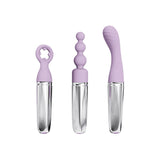 Adam & Eve SWEET DREAMS MASSAGER KIT - Lavender USB Rechargeable Point Stimulator with 8 Interchangeable Tips - Image 148