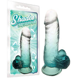 Shades 6'' Jelly TPR Dong - Emerald 15.2 cm Dong - Image 1
