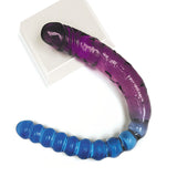 Shades 17'' Jelly TPR Double Dong - Violet/Blue 44 cm Double Dong - Image 2