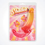 Shades 9.5'' Strapless Double Dong - Pink/Orange 24 cm Double Dong - Image 1