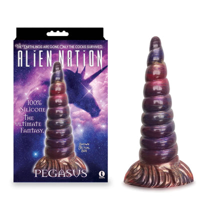 Alien Nation - Pegasus - Metallic Coloured Unicorn Fantasy Dong