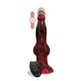 Alien Nation - Fire Dragon - Red/Black 22.9 cm USB Rechargeable Thrusting Fantasy Dong with Remote - Image 2