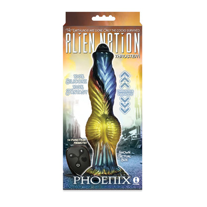 Alien Nation - Phoenix - Gold/Blue & Black Thrusting Fantasy Dong