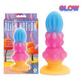 Alien Nation - Sprite - Glow in Dark Coloured 14 cm Fantasy Anal Plug - Image 1