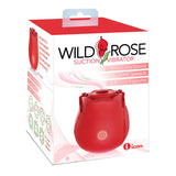 Wild Rose Suction Vibrator - Red USB Rechargeable Air Pulse Stimulator - Image 1