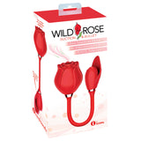 Wild Rose Suction & Bullet - Red USB Rechargeable Air Pulse & Bullet Stimulator - Image 1