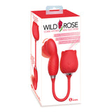 Wild Rose Come Hither & Suction Vibrator - Red USB Rechargeable Air Pulse Stimulator and Vibrator - Image 3