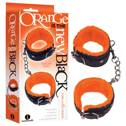 Orange Is The New Black - Love Cuffs - Wrist - Black Fluffy Wrist Restraints - Image 1