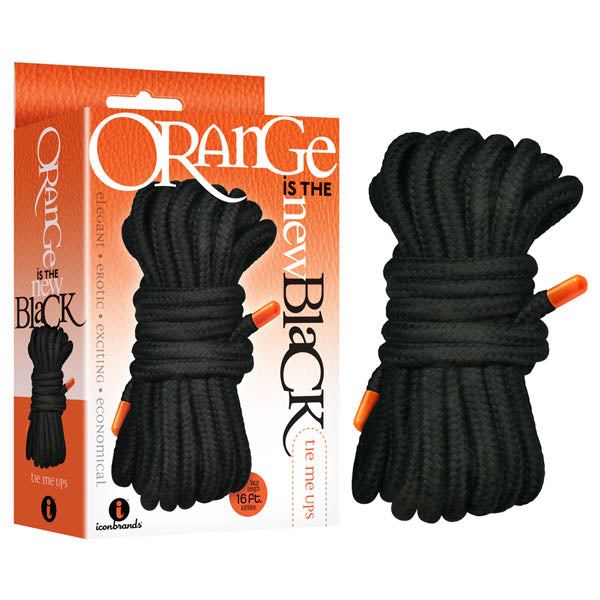 Orange Is The New Black - Tie Me Ups - Black Bondage Rope - 5 m Length - Image 1