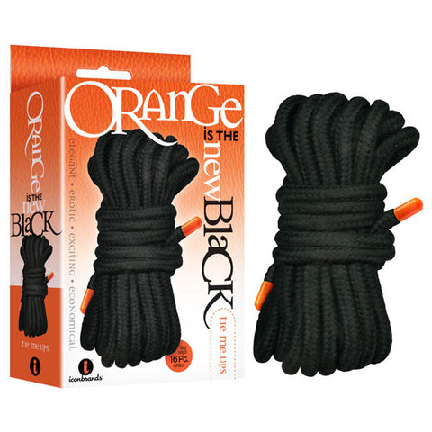 Orange Is The New Black - Tie Me Ups - Black Bondage Rope - 5 m Length - Image 1