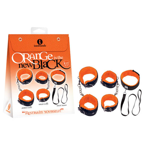 Orange Is The New Black Kit #1 - Restrain Yourself! - Bondage Kit - 3 Piece Set - Image 1