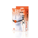 The 9's Orange Is The New Black, Heart Gag - Black/Orange Mouth Restraint - Image 3