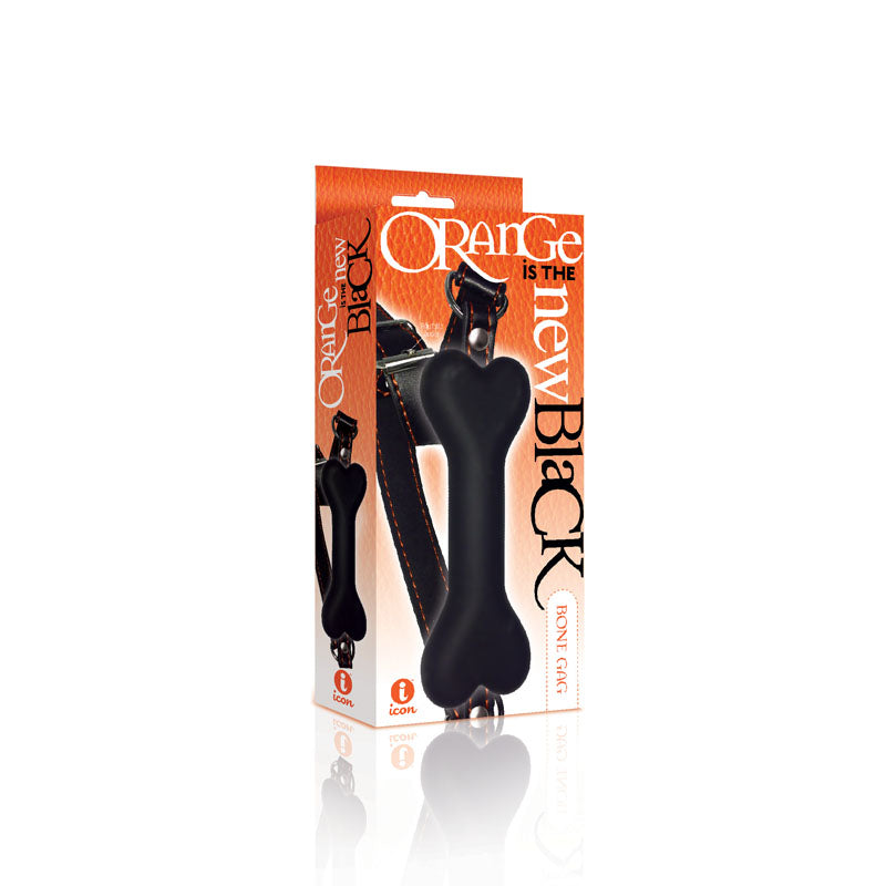 The 9's Orange Is The New Black, Bone Gag - Black/Orange Mouth