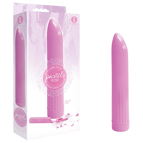The 9's Pastel Vibes - Rose Pink 17.8 cm (7'') Vibrator - Image 1