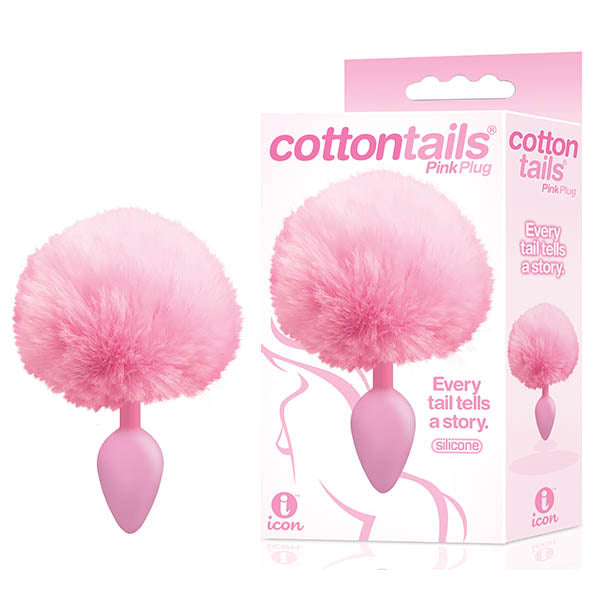 The 9's Cottontails - Pink Butt Plug with Bunny Tail - Image 1