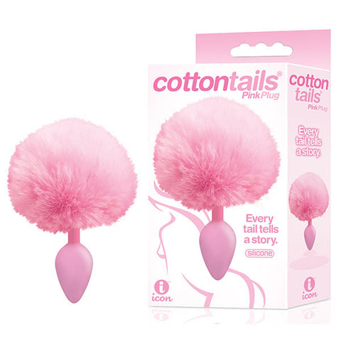 The 9's Cottontails - Pink Butt Plug with Bunny Tail - Image 1