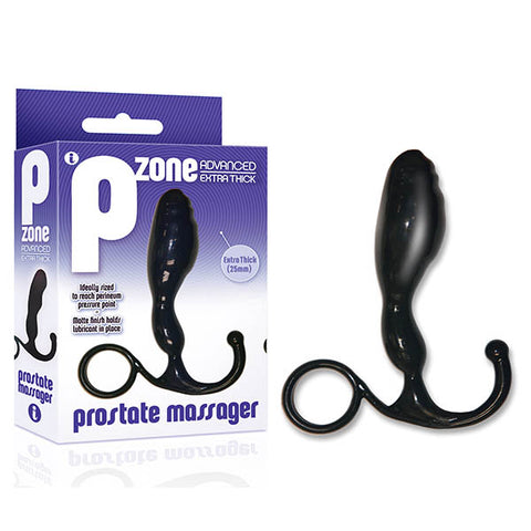 The 9's P- Zone Advanced - Black Prostate Massager - Image 1