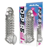 The 9's Toppers Open Ended - Clear Penis Extension Sleeve - Image 1