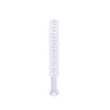 The 9's First Glass Thins, Spherical - Clear Glass 17.8 cm Anal Beads - Image 2