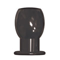 The 9's Port Hole, Hollow Butt Plug - Black Hollow Butt Plug