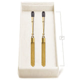 Couture Clip - Shimmer & Chic - Gold Nipple Clamps - Set of 2 - Image 2