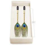 Couture Clip - Peacock Plume - Gold Nipple Clamps - Set of 2 - Image 2