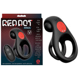 Red Dot Rings - V2 - Black USB Rechargeable Vibrating Cock & Ball Ring with Remote - Image 1