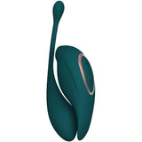 Twitch 2 - Green - Green US Rechargeable Suction Vibrator with Remote Vibrating Egg - Image 2