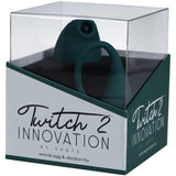 Twitch 2 - Green - Green US Rechargeable Suction Vibrator with Remote Vibrating Egg - Image 4
