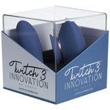 Twitch 3 - Blue/Grey - Blue/Grey USB Rechargeable Suction Vibrator - Image 5