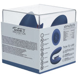 Twitch 3 - Blue/Grey - Blue/Grey USB Rechargeable Suction Vibrator - Image 6