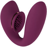 Twitch 3 - Burgundy - Burgundy USB Rechargeable Suction Vibrator - Image 2