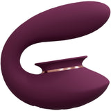 Twitch 3 - Burgundy - Burgundy USB Rechargeable Suction Vibrator - Image 3