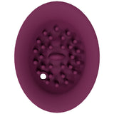 Twitch 3 - Burgundy - Burgundy USB Rechargeable Suction Vibrator - Image 4