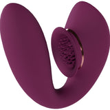 Twitch 3 - Burgundy - Burgundy USB Rechargeable Suction Vibrator - Image 6