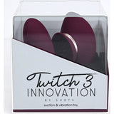 Twitch 3 - Burgundy - Burgundy USB Rechargeable Suction Vibrator - Image 7