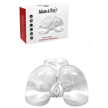 Adam & Eve PEEK A BOOTY - Clear Doggy Style Masturbator