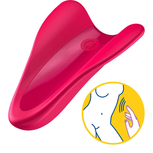 Satisfyer High Fly Finger Stimulator - Red Pleasure Device