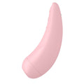 Satisfyer Curvy 2+ App Controlled Clitoral Stimulator - Touch-Free USB Rechargeable with Vibrating Features