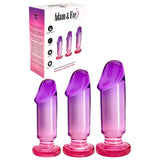 Adam & Eve SUNSET DREAMS Anal Training Kit - Pink/Purple Anal Training Set - Set of 3 Plugs - Image 51