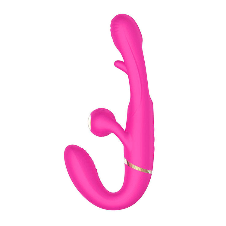 Adam & Eve ORGAZ-OHH-MATIC - Pink 23.5 cm Strapless Strap-On