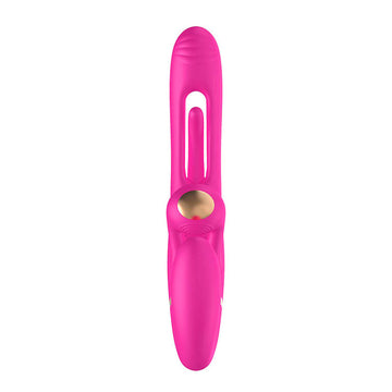 Adam & Eve ORGAZ-OHH-MATIC - Pink 23.5 cm USB Rechargeable Strapless Strap-On with Remote