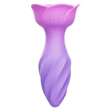 Adam & Eve ROTATING ROSE PLUG - Pink 12 cm USB Rechargeable Rotating & Vibrating Butt Plug with Gem Base - Image 206