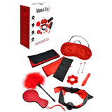 Adam & Eve SENSUAL SCARLET NIGHTS - Black/Red Couples Bondage Kit - Set of 10 Pieces - Image 36